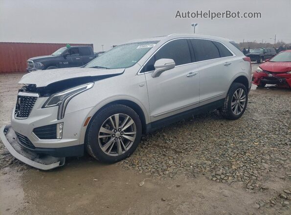 1GYKNDRS2LZ203083 2020 CADILLAC XT5 Серебряный Передняя левая четверть