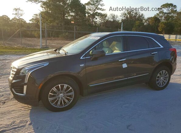 1GYKNDRSXHZ267282 2017 CADILLAC XT5 Угольный Передняя левая четверть