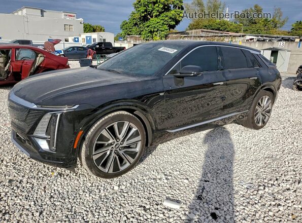1GYKPMRK4PZ002172 2023 CADILLAC OTHER Черный Передняя левая четверть