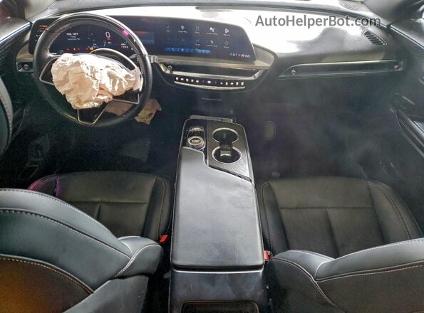 1GYKPMRK7PZ002845 2023 CADILLAC OTHER Black Widok deski rozdzielczej