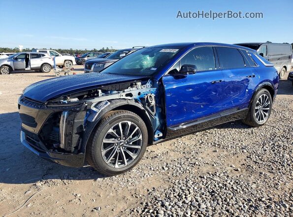 1GYKPTRL5RZ133777 2024 CADILLAC OTHER Синий Передняя левая четверть