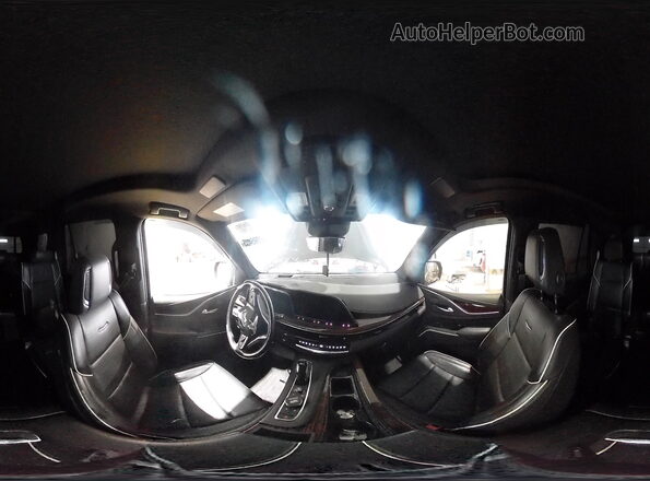 1GYS4BKL8NR271949 2022 CADILLAC ESCALADE Черный Панорамный вид салона 360°