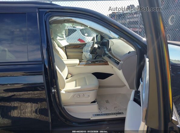 1GYS4GKT4PR191449 2023 CADILLAC ESCALADE Black Widok wnętrza z przodu