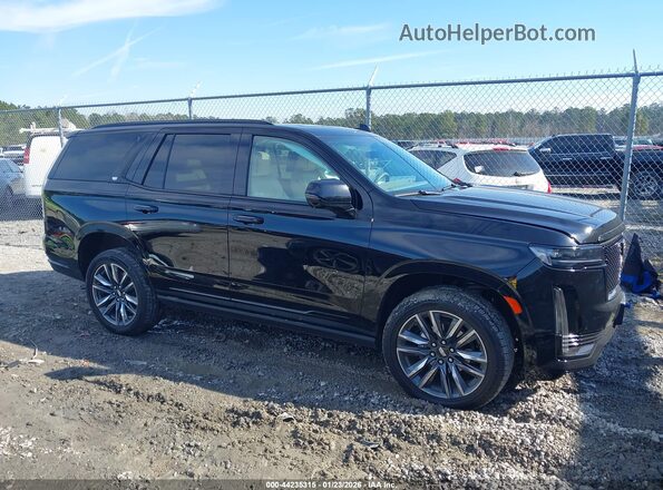 1GYS4GKT4PR191449 2023 CADILLAC ESCALADE Black Widok wnętrza 360 stopni