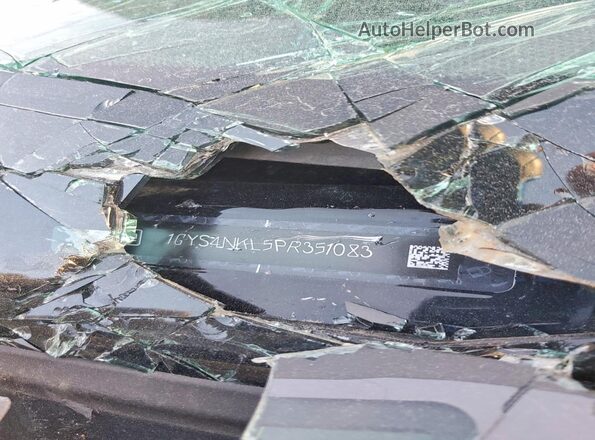 1GYS4NKL5PR351083 2023 CADILLAC ESCALADE Черный Вид наклейки с VIN-кодом