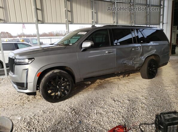 1GYS4PKL5PR294640 2023 CADILLAC ESCALADE Серебряный Передняя левая четверть