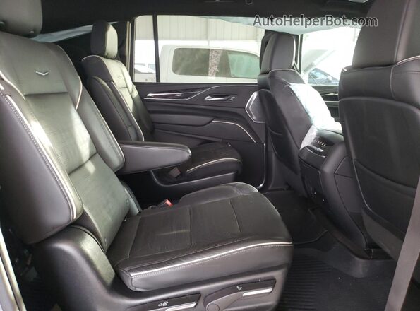 1GYS4PKL5PR294640 2023 CADILLAC ESCALADE Серебряный Вид задней части салона