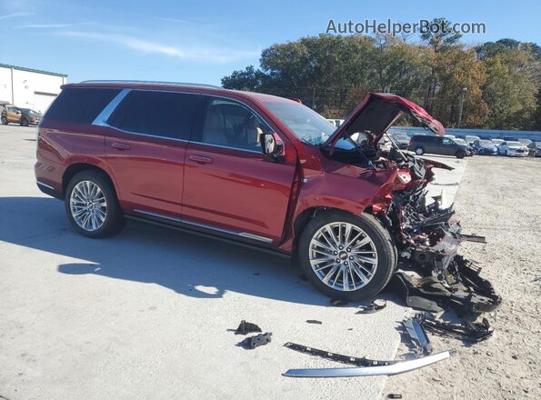 1GYS9CRL9SR289997 2025 CADILLAC ESCALADE Red Przód prawy