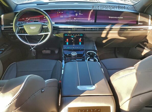 1GYS9ERL0SR272341 2025 CADILLAC ESCALADE Черный Вид панели приборов