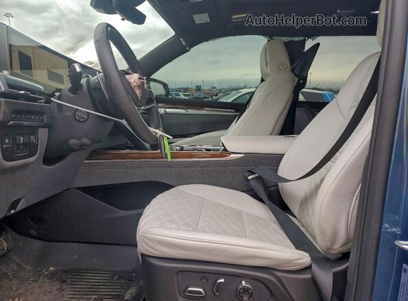 1GYS9GRL5SR200823 2025 CADILLAC ESCALADE Blue Vista interior delantera