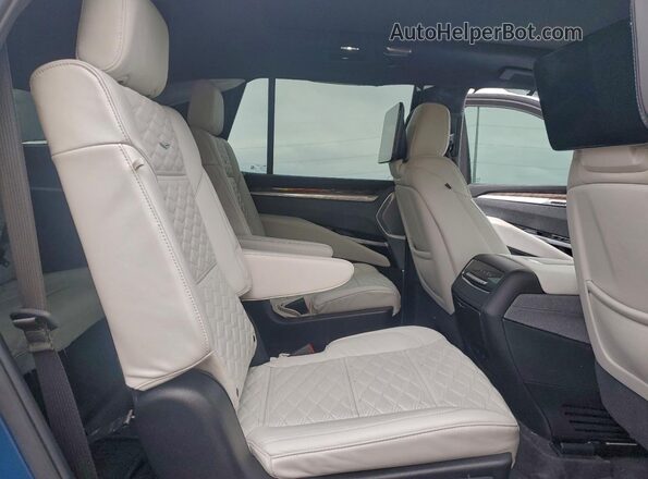 1GYS9GRL5SR200823 2025 CADILLAC ESCALADE Blue Vista interior trasera