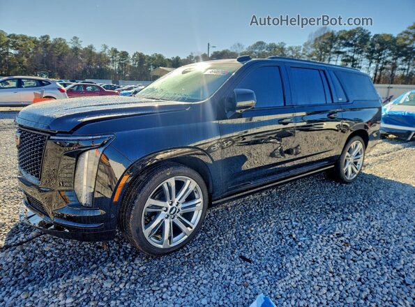 1GYS9PRL8SR209760 2025 CADILLAC ESCALADE Черный Передняя левая четверть
