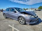 2016 Honda Accord Lx Серый vin: 1HGCR2F35GA175009
