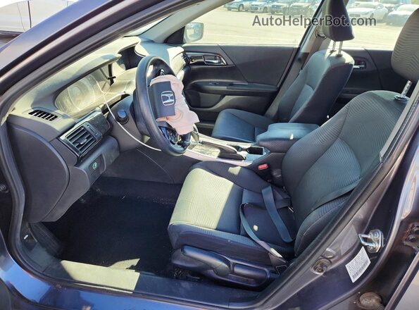 1HGCR2F35GA175009 2016 HONDA ACCORD Серый Вид салона спереди