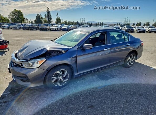 1HGCR2F35GA175009 2016 HONDA ACCORD Серый Передняя левая четверть