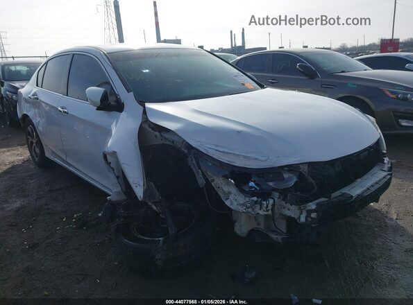 1HGCR2F36GA028584 2016 HONDA ACCORD Белый Передняя правая четверть