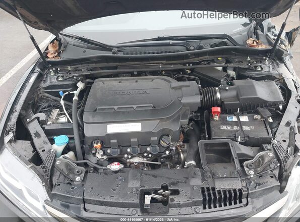 1HGCT2A80GA000266 2016 HONDA ACCORD Black Widok z tyłu