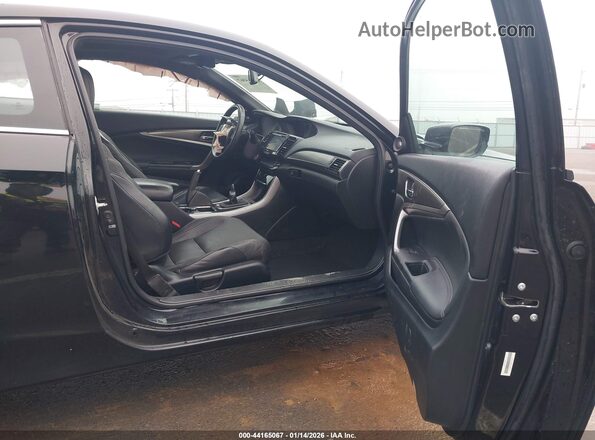 1HGCT2A80GA000266 2016 HONDA ACCORD Black Widok wnętrza z przodu