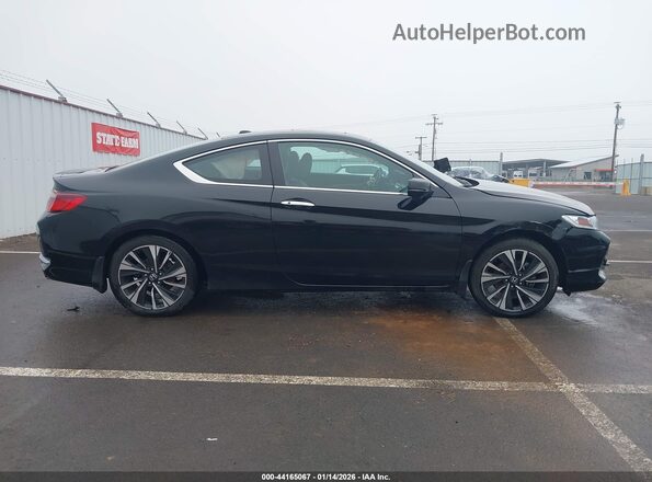 1HGCT2A80GA000266 2016 HONDA ACCORD Black Widok wnętrza z tyłu