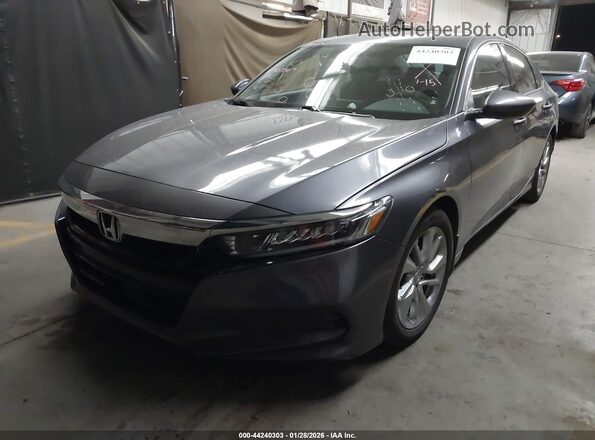1HGCV1F17KA098950 2019 HONDA ACCORD Серый Передняя левая четверть