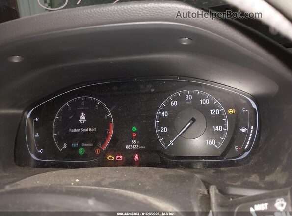 1HGCV1F17KA098950 2019 HONDA ACCORD Серый Вид задних сидений