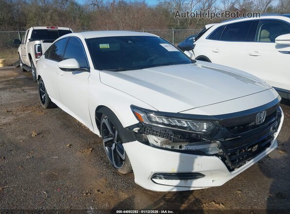 1HGCV1F31JA234053 2018 HONDA ACCORD White წინა მარჯვენა