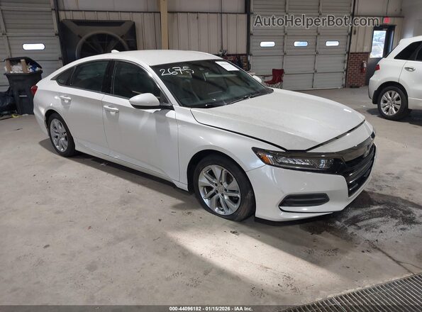 1HGCV1F37KA172675 2019 HONDA ACCORD Белый Передняя правая четверть