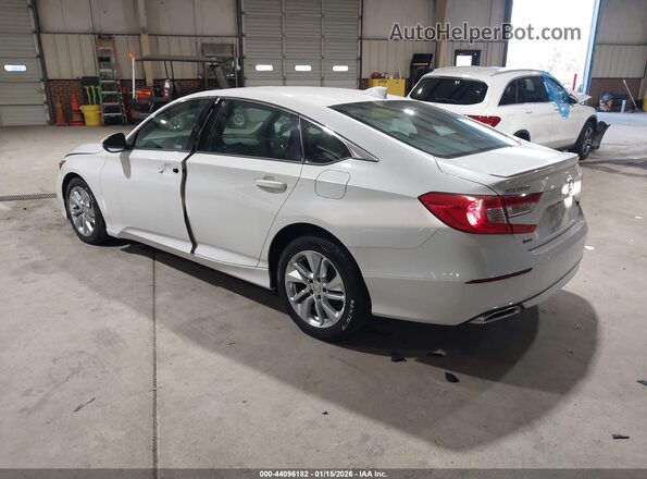 1HGCV1F37KA172675 2019 HONDA ACCORD Белый Задняя левая четверть
