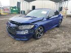 2021 Honda Accord Sport Blue vin: 1HGCV1F37MA092604