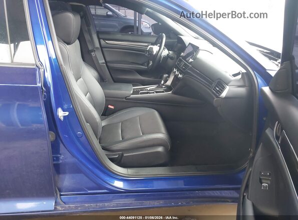 1HGCV1F37MA092604 2021 HONDA ACCORD Blue Widok wnętrza z przodu