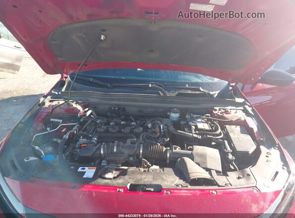 1HGCV1F38MA082048 2021 HONDA ACCORD Красный Вид сзади