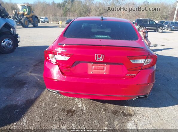 1HGCV1F38MA082048 2021 HONDA ACCORD Красный 