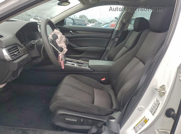 1HGCV1F49LA028748 2020 HONDA ACCORD Белый Вид салона спереди