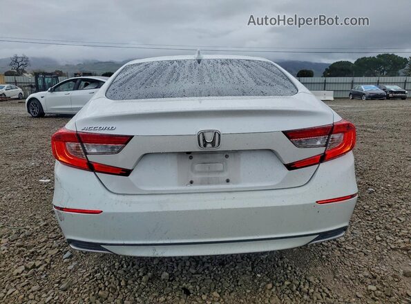 1HGCV1F49LA028748 2020 HONDA ACCORD Белый Вид сзади