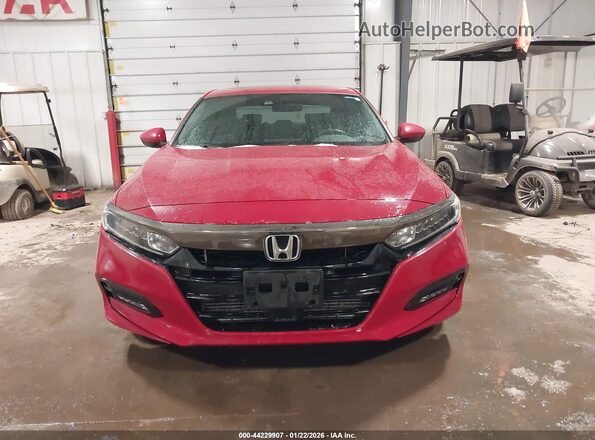 1HGCV2F30KA031355 2019 HONDA ACCORD Red Vista del cuadro de instrumentos