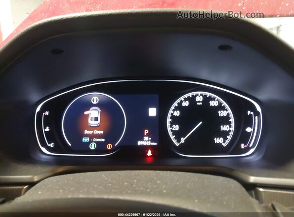 1HGCV2F30KA031355 2019 HONDA ACCORD Red Vista de los asientos traseros