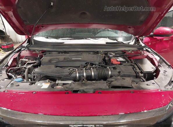 1HGCV2F30KA031355 2019 HONDA ACCORD Red Vista trasera