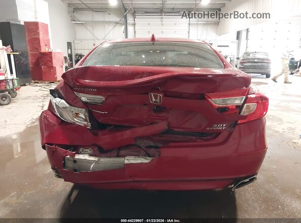1HGCV2F30KA031355 2019 HONDA ACCORD Red 