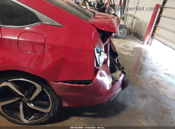 1HGCV2F30KA031355 2019 HONDA ACCORD Red Vista frontal