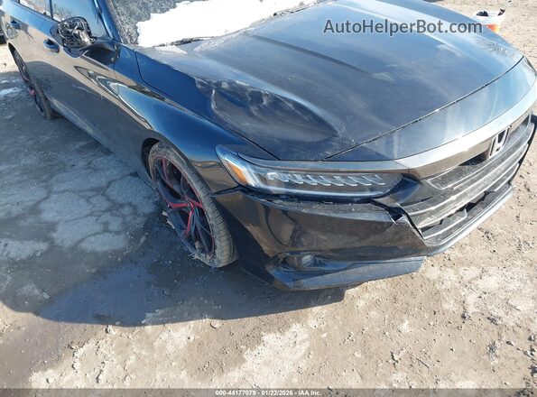 1HGCV2F30MA000478 2021 HONDA ACCORD Черный 