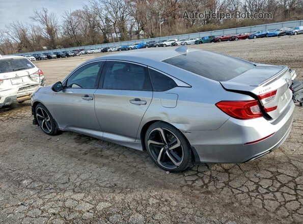 1HGCV2F34KA019175 2019 HONDA ACCORD Серебряный Задняя левая четверть