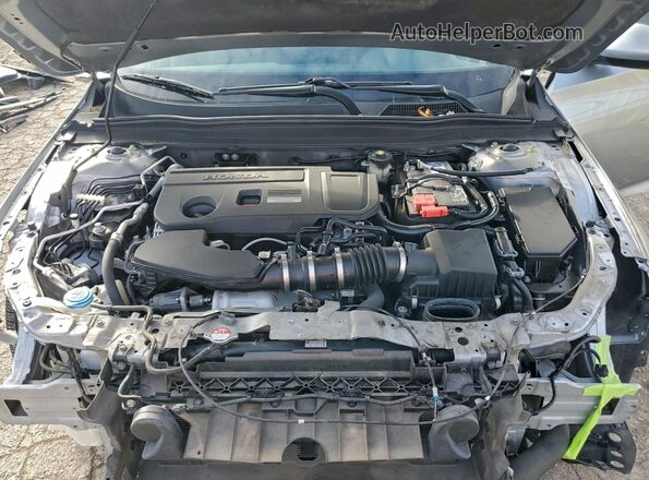 1HGCV2F34KA019175 2019 HONDA ACCORD Серебряный Вид задней части салона