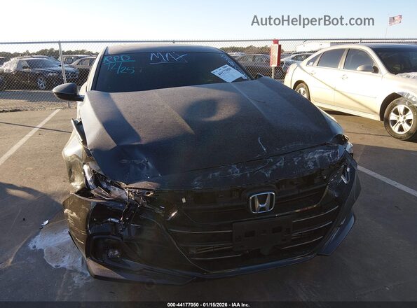 1HGCV2F37MA008240 2021 HONDA ACCORD Черный Вид щитка приборов