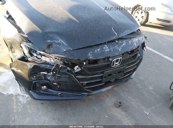 1HGCV2F37MA008240 2021 HONDA ACCORD Черный Вид спереди