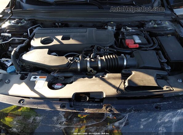 1HGCV2F37MA008240 2021 HONDA ACCORD Черный Вид сзади