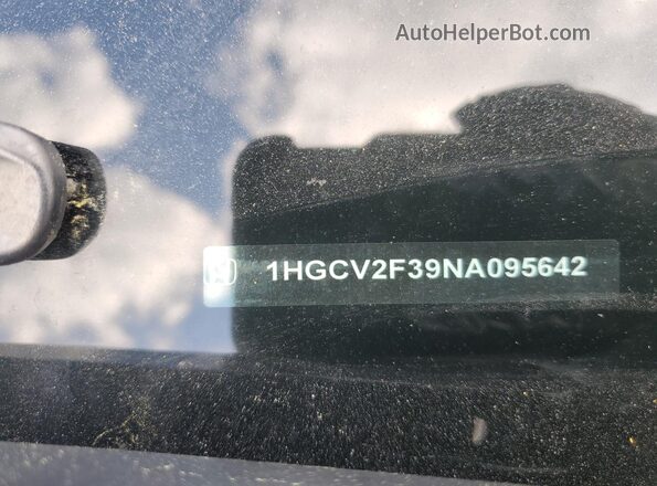 1HGCV2F37NA003847 2022 HONDA ACCORD Белый Вид подкапотного пространства