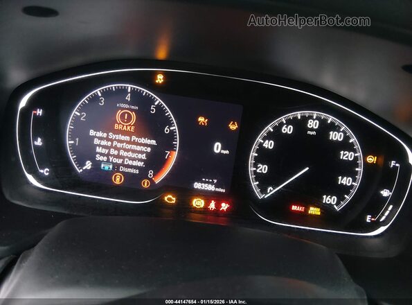 1HGCV2F98NA012626 2022 HONDA ACCORD Белый Вид задних сидений
