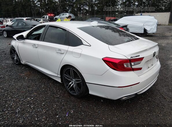 1HGCV2F98NA012626 2022 HONDA ACCORD Белый Задняя левая четверть