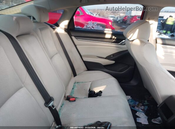 1HGCV3F11JA007066 2018 HONDA ACCORD HYBRID Красный Вид наклейки с VIN-кодом