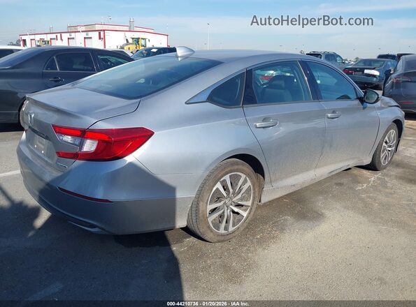 1HGCV3F11JA012218 2018 HONDA ACCORD HYBRID Серый Задняя правая четверть